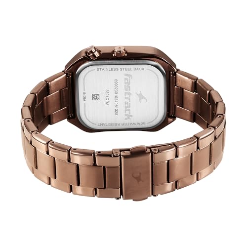 Fastrack Analog Black Dial Men's Watch-3321QM02