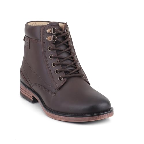 Red Chief Ankle Casual Laceup Shoes for Men | Brown UK08