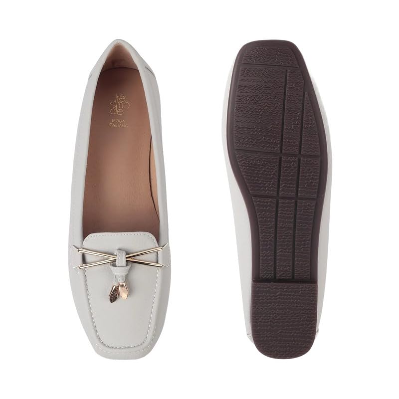 tresmode COYENT Grey Women's Casual Loafers in Size 2 UK / 35 EU