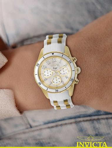 Invicta Silicone Casual Analog White Dial Women's Watch-24901