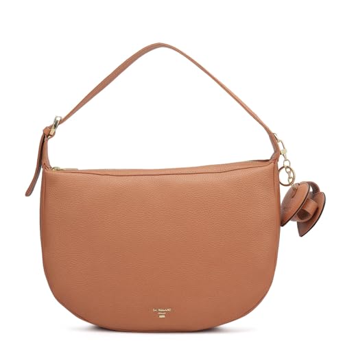 Da Milano Women's Leather Shoulder Bag - Orange
