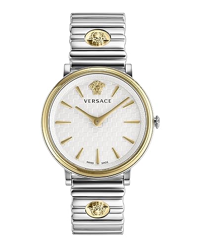Versace V-Circle 38 mm Silver Dial Women Analog Watch- VE8104922