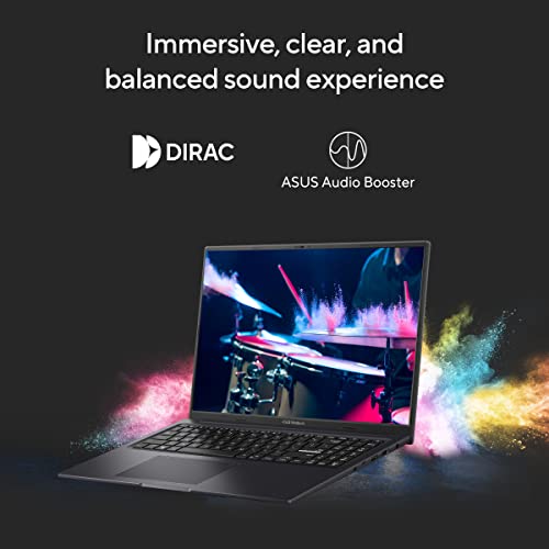 ASUS Vivobook 16X 13th Gen,Intel Core i5-13420H Creator/Gaming Laptop(NVIDIA RTX 3050-4GB/16GB/512GB/FHD+/16.0"/144Hz/Windows 11/M365 Basic(1Year)*/Office Home 2024/Indie Black/1.67 kg)K3605VC-RP412WS