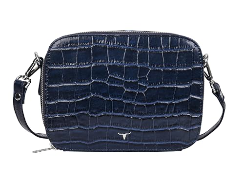 URBAN FOREST Emma Printed Blue Leather Sling Bag for Women
