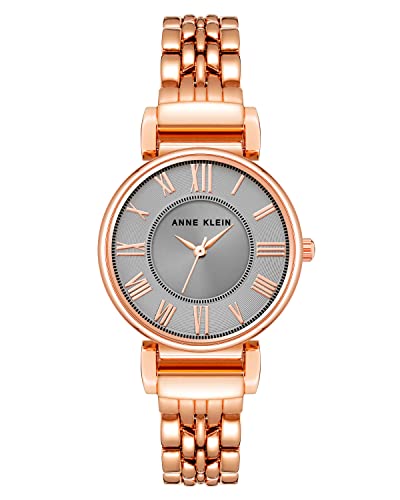 Anne Klein Women's Bracelet Watch, Grey/Rose Gold, Quartz Movement