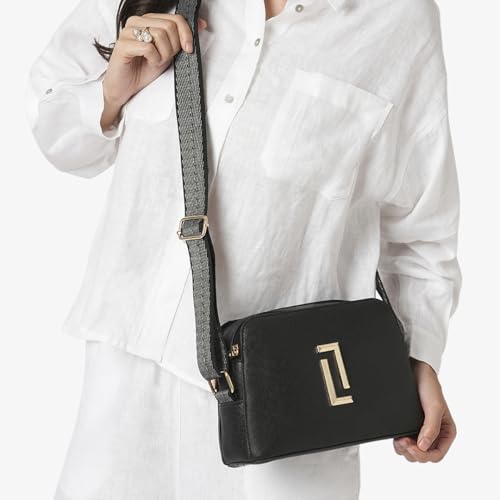Lavie Luxe Wayne 2 Comparment Medium Solid Cross Body Sling Bag | Ladies Purse Handbag | Ladies Gift