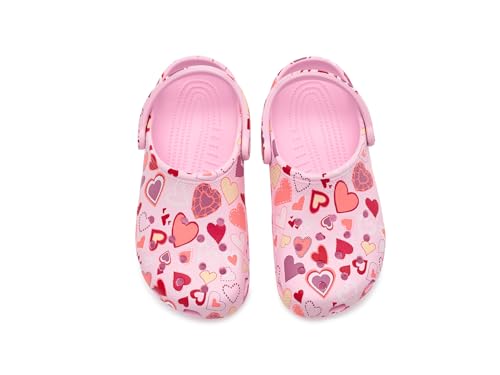 Crocs Classic Vday Kids Clog (Color-Pink | Size-1)