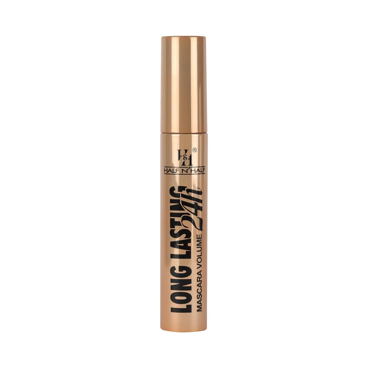 Half N Half 24H Long Lasting Super Waterproof Mascara with Defined Volume without Clump which gives Lashes Intense volume | Suitable for Sensitive Eyes | Soft Fiber Brush | Black | 11ml