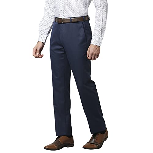 Raymond Dark Blue Trouser (Size: 38)-RMTX04373-B8