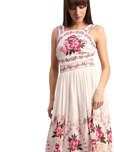 VERO MODA Women A-Line White Dress