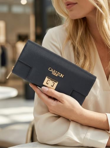 Carlton London Women Wallet,Navy,Free Size