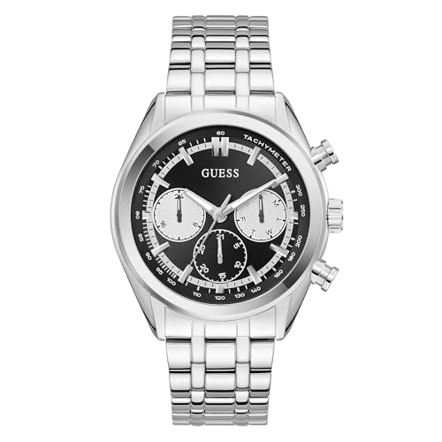 GUESS Dress 44 mm Black Dial Men Chrono Watch- GW0971G1