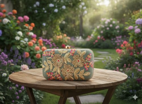 DUCHESS Women & Girls Grey Box Clutches
