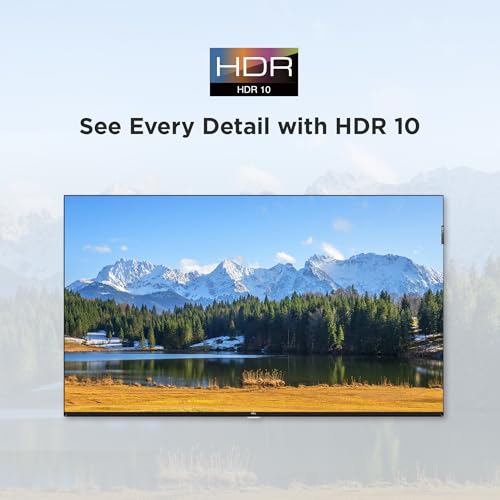 TCL 101 cms (40 inches) Smartchoice Full HD Smart QLED Google TV | Dolby Audio 24 watts | Ai Clarity | Metallic Bezel-Less | Multiple Viewing Mode | 40V5C