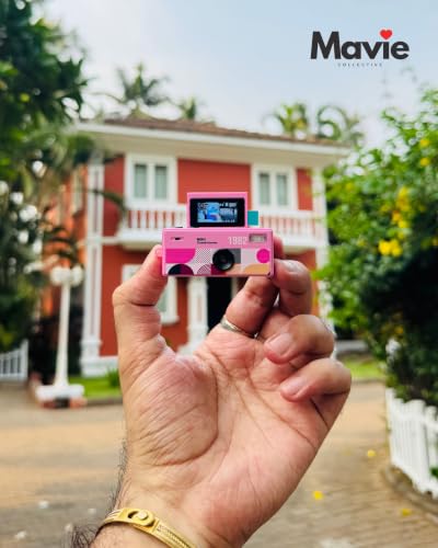 Mavie Rewind Mini Digital Camera | 1080P HD Pocket Digital Camera with Flip Screen | Compact Camera for Travel, Photography, Vlogging & Aesthetic Content