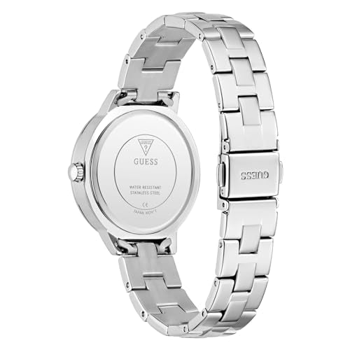 GUESS Silver Round Dial Analog Women's Watch - GW0944L1