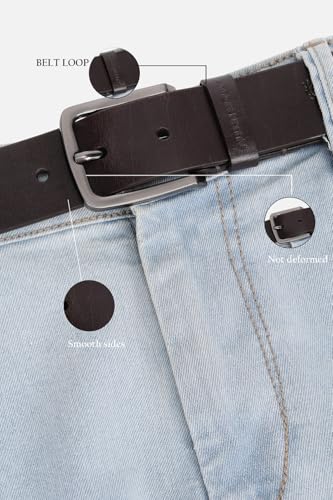 Men Brown Solid Casual Belt