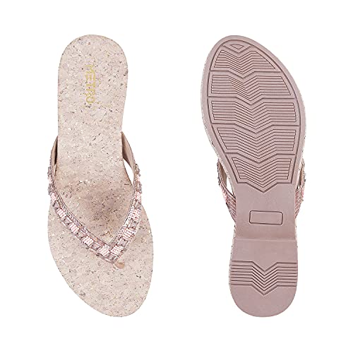 Metro Womens Synthetic Chikoo Slippers (Size (3 UK (36 EU))