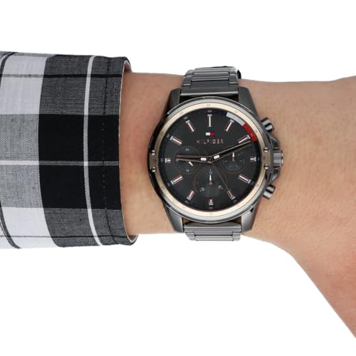 Tommy Hilfiger Mason Grey Steel Men's Multi-Function Watch 1791790