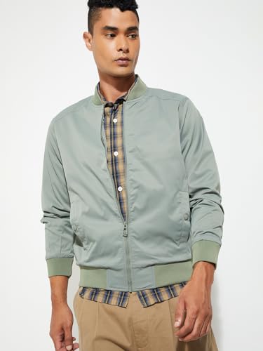 URB_N Men Solid Jacket