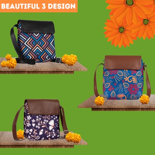 JIALTO 100% Printed Vegan Leather Shoulder Bags For Women, Hand Bag For Women Traveling/Ladies Shoulder Bag/College Girls Stylish Hand Bag With One Main Zipper To Keep