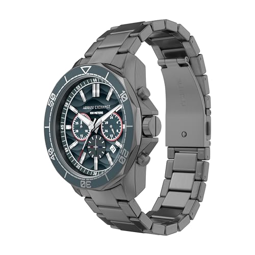 Armani Exchange Metallic Quartz Stainless Steel Watch AX1972