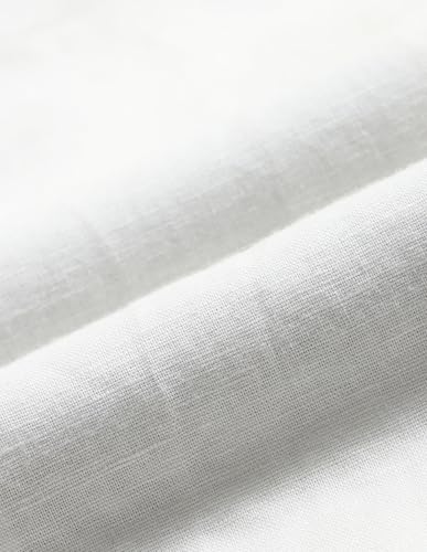 U.S. Polo Assn. Denim Co. Slim Fit Poplin Linen Shirt White