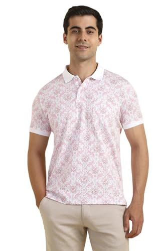 Allen Solly Men's Regular Fit T-Shirt (ASKWQRGFO49453_White