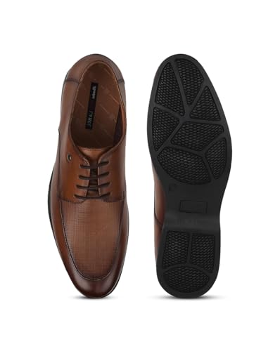 Bata Lionel Derby, Men's Tan Formal Derby Shoes Size- UK- 7