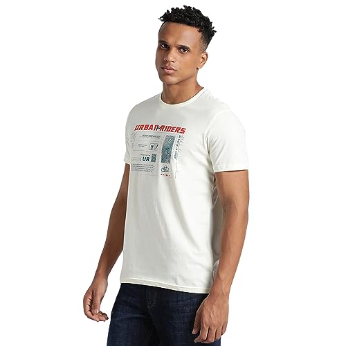 Lee Men's Solid Slim Fit Shirt (LMTS004754_White