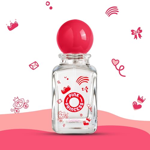 Ajmal Pink Princess Eau de Toilette for Girls, Long-Lasting Perfume, 50 ml – Majestic Fragrance for Daily Use, Ideal Gift for Teenage Girls, Pack of 1