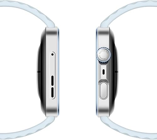 Huawei Watch FIT4 Pro Smartwatch, 1.82" Sapphire Display Titanium Alloy Bezel, Up to 10-Day Battery Life, Dual Band GPS, Golf Courses map, 40 m Free Diving, Compatible with Android iOS, Blue