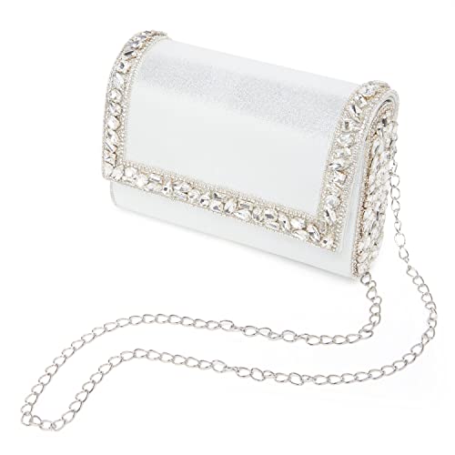 Peora Gold & Silver Evening Clutch Combo Handbags Gift for Women