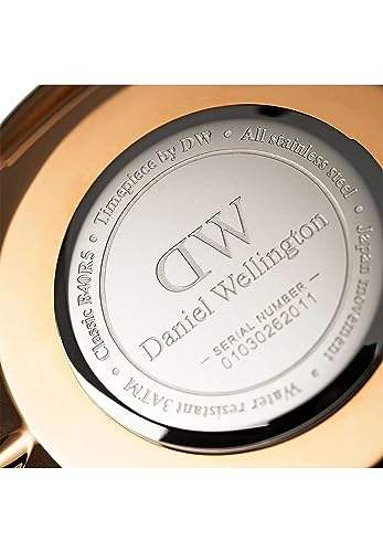 Daniel Wellington Classic Analog Watch for Man with White Round Dial & Multicolor Silicone Strap Band Water Resistant Men's Wrist Watches - DW00100003K