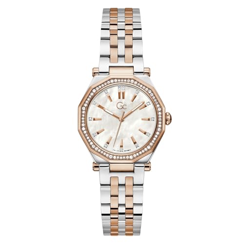 GUESS Collection Gleam White Round Dial Analog Women's Watch - Z55001L7