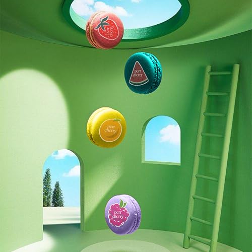 Perr Cherry Natural Lip and Cheek Tint Blush For Girls | Enriched with Vitamin E | 5g (Macaron Tint Combo, Pack of 4)