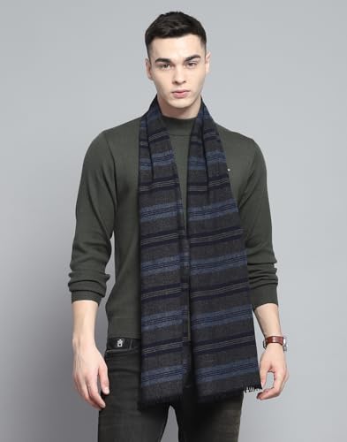 Monte Carlo Mens Self Design Multi Color Muffler_224MUF7918-0-13
