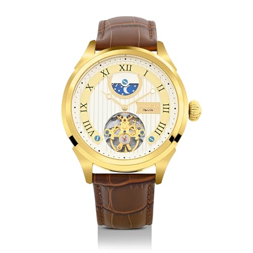 Invicta Objet D Art Automatic Caliber M2751-2A Movement Gold Dial Analog Watch for Men - 44011_N