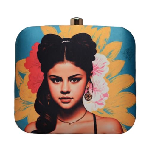 Artklim Selena Gomez Printed Clutch