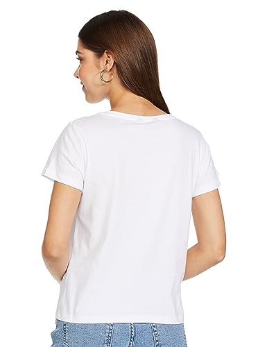 Max Women's Regular Fit T-Shirt (MARS4BWHITE_White