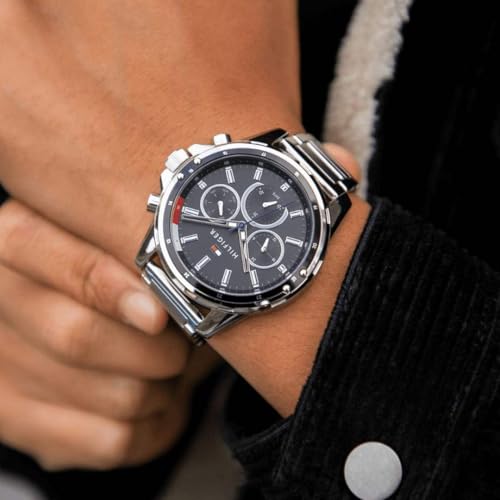 Tommy Hilfiger Mason Silver Steel Men's Multi-Function Watch 1791936