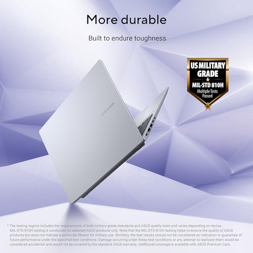 ASUS Vivobook 16, Snapdragon X, 16GB RAM, 512GB SSD, FHD+ 16", Windows 11, Office Home 2024, Cool Silver, 1.88kg, X1607QA-MB050WS, Qualcomm Adreno iGPU, 45TOPS, M365 Basic(1Year)* Laptop