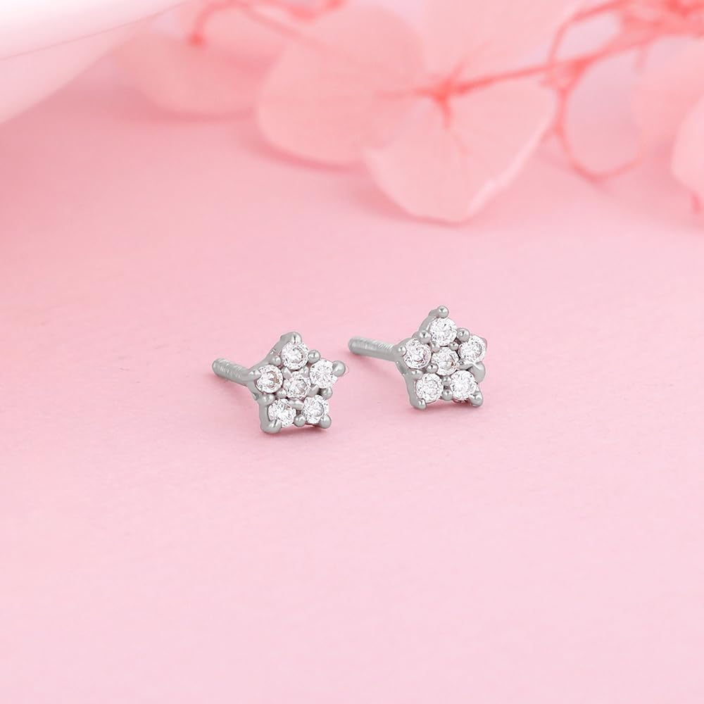 GIVA 925 Silver Zircon Constellation Earrings | Gifts for Girlfriend, Gifts for Women and Girls | With Certificate of Authenticity and 925 Stamp | 6 Month Warranty