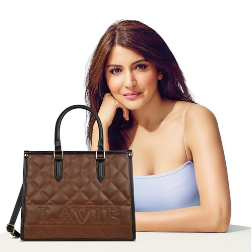 Lavie Women's Quilt Jessa Box Satchel Bag | Satchel Handbag for Work | Ladies Purse | Stylish Shoulder Bag | Gift for Women