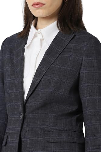 Van Heusen Women's Blazer (VWBZFRGPO80641_Navy