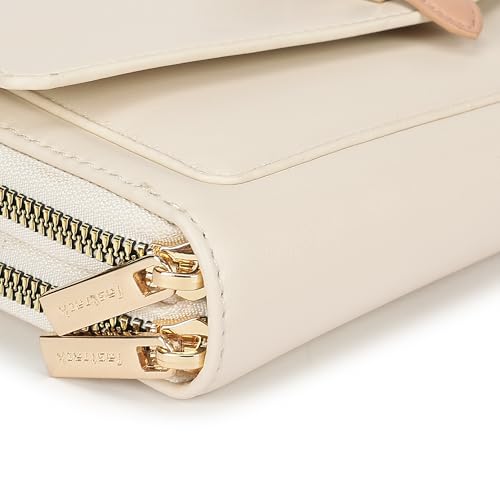 Fastrack Buckle Belle Sling | Faux-Leather Women’s Handbag | Buckle-Detail Flap, Two Compartments, Card Slots, Zipper Pocket & Chain Strap