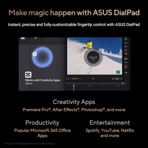 ASUS ProArt P16 (2026),AMD Ryzen AI 9 HX 370,RTX 5080-16GB,32GB RAM,1TB SSD,4K OLED,16"(40 cm),Windows 11 Home,M365 Basic(1 Year),Office 2024,Nano Black,1.95 Kg,H7606WW-SE066WS,Creator/Gaming Laptop