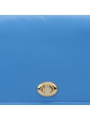 Da Milano Genuine Leather Blue Sling Bag (01604) (Small)