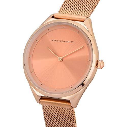 French Connection Analog Rose Gold Dial Women's Watch-FC22RGM