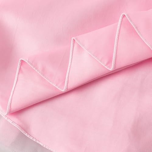 Hopscotch Girls Pink Short Sleeves Ruffle Trim Cold Shoulder Gown for Age (3-4 Years)